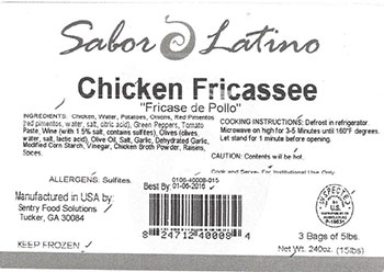 Georgia Firm Recalls Chicken and Beef Products Due to Misbranding and an Undeclared Allergen 